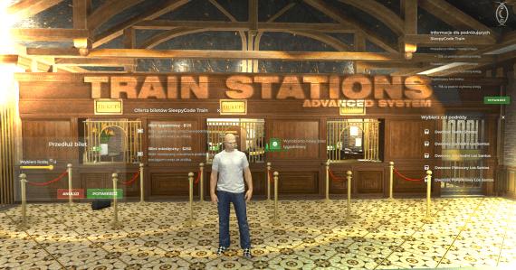 [ESX] Advanced Train Stations [ESCROW] FiveM script thumbnail