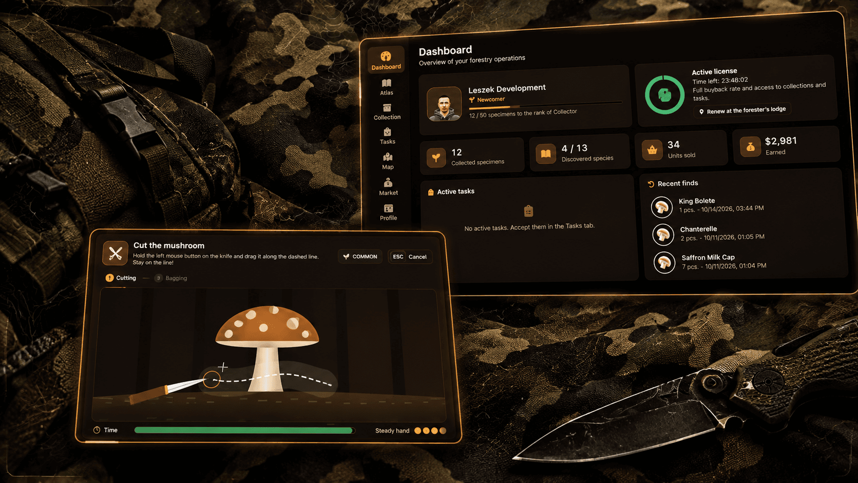 Mushroom Picker + Tablet thumbnail 2