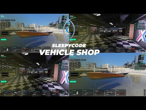 Vehicleshop V2 - FiveM script preview video