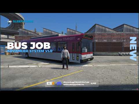 Bus Driver Job - FiveM script preview video