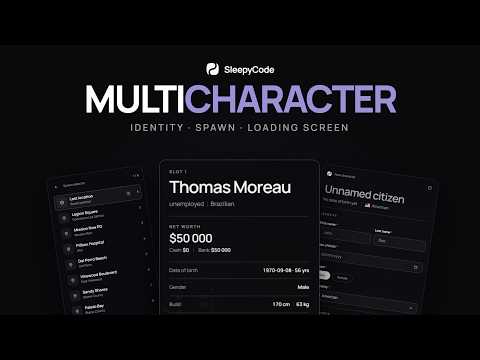 All-in-One Multicharacter Bundle - FiveM script preview video